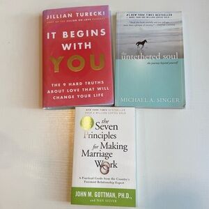 Jillian Turecki, Gottman and Untethered Soul: Set of Three Relationship Books